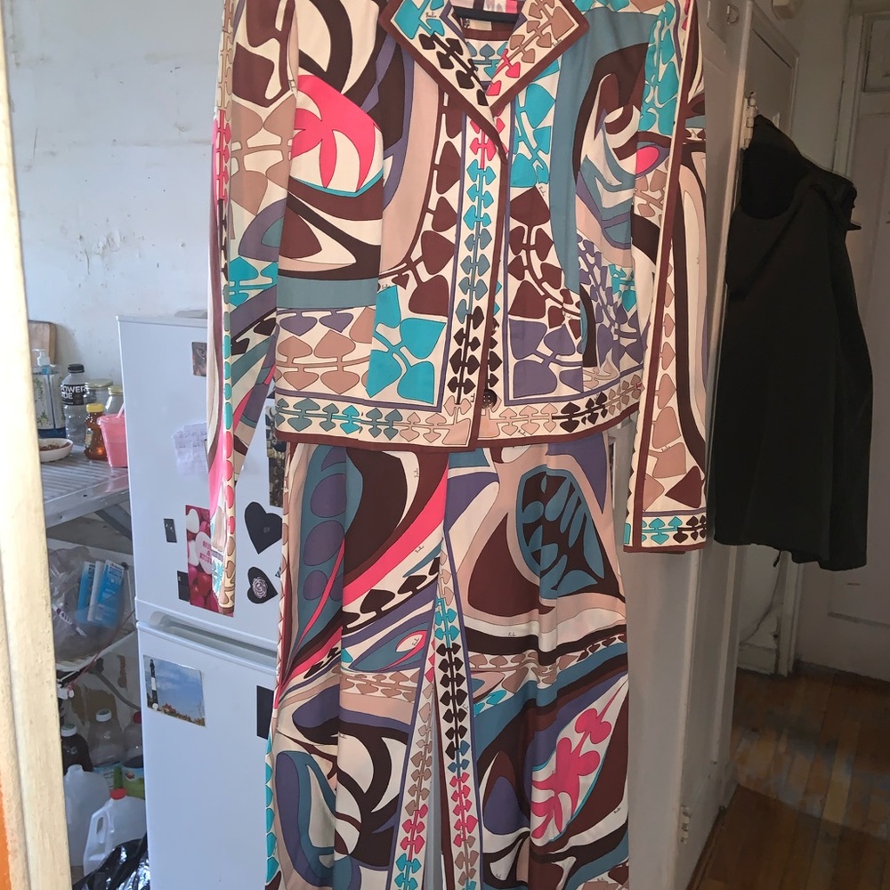 Vintage 1960s Emilio Pucci 2pc suit